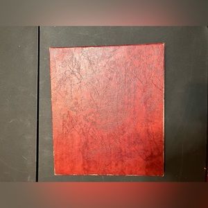 Vintage Red Record Album Book Holder Lot with Various Vinyls